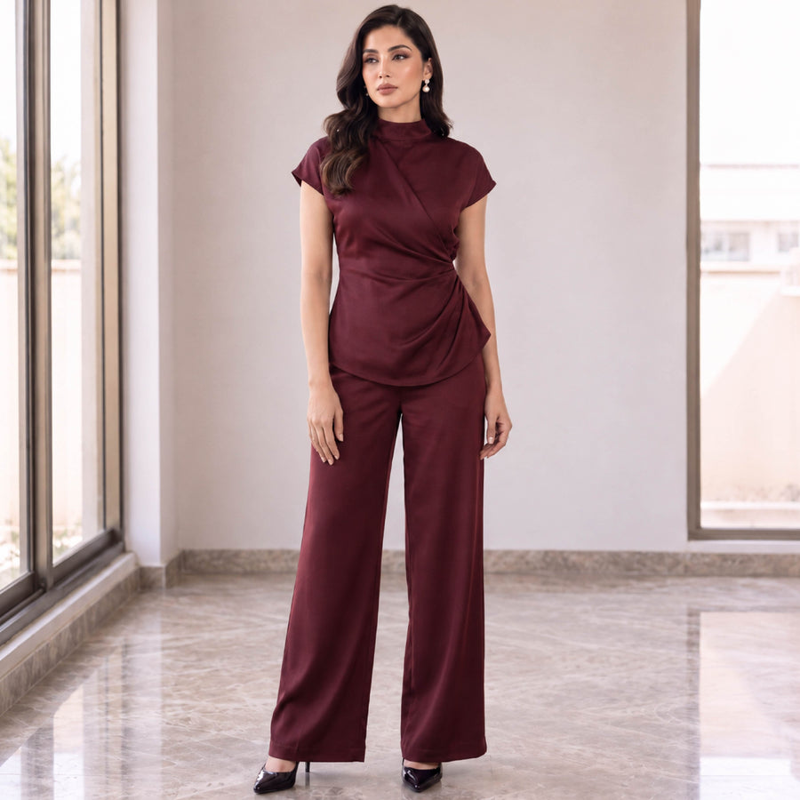 Juliet Berry Satin Co-ord Set